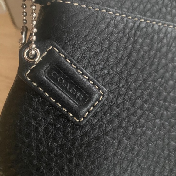 Coach Black Leather w/Scarf Wrislet - Picture 5 of 6